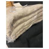 Damaged French Linen Box Stitch Quilt