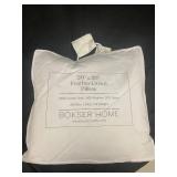 20" x 20" Feather Down Pillow with Cotton Shell