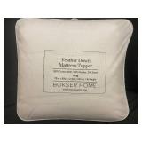 King Size Feather Down Mattress Topper by Bokser Home