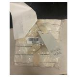 Bokser Home 100% French Linen Euro Sham - Charcoal Pencil Stripe