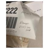 Bokser Home 100% French Linen Euro Sham - Charcoal Pencil Stripe