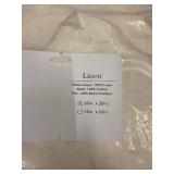 Boxer Home Pillow with Linen Cover and Duck Feather Fill