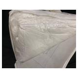 Feather Down Mattress Topper - Full Size with Cotton Shell