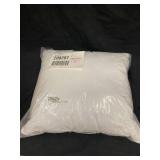 2 Pack Down Alternative Throw Pillow Inserts 20" x 20" - White