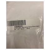 2 Pack Down Alternative Throw Pillow Inserts 20" x 20" - White