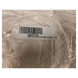 100% Cotton Quilted Mattress Pad - Full Size