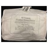 All Season Feather Down Duvet King/Cal King Size