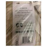 French Linen Box Stitch Quilted Sham Set - Full/Queen - Used