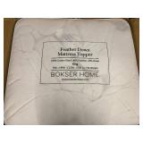 Bokser Home King Feather Down Mattress Topper