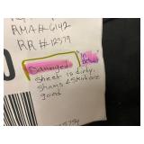 King Size Off-Brand Linen Quilt Set with Shams and Skirt