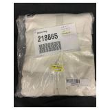 100% French Linen Window Curtain Set - Cream, 50" W x 84" L