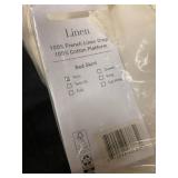 Twin Size French Linen Bed Skirt