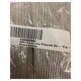 100% French Linen Pillowcase Set - King Size