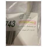 Full/Queen Comforter & Sham Set with 100% French Linen Front