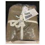 King Size Linen Quilt with 100% French Linen Front