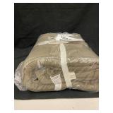 King Size Linen Quilt with 100% French Linen Front