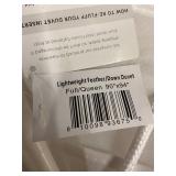 Lightweight Feather/Down Duvet Full/Queen 90"x94"