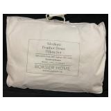 Bokser Home Medium Feather Down Pillow Set