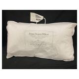 Firm Down Pillow King Size with Torn Packaging