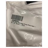 2 Pack Down Alternative Throw Pillow Inserts 20" x 20" Square - White