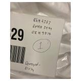 2 Pack Down Alternative Throw Pillow Inserts 20" x 20" Square - White