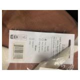 Unopened Queen Size Linen Quilt in Terracotta