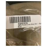 Bokser Home 100% French Linen Sheet Set - Queen Size in Moss Color