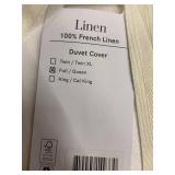 Full/Queen 100% French Linen Duvet Cover