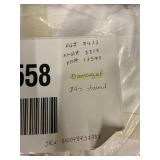 Twin XL Bed Skirt with French Linen Drop