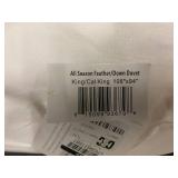 King/Cal King All Season Feather/Down Duvet