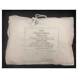 Soft Feather Down Pillow Set - Standard/Queen Size