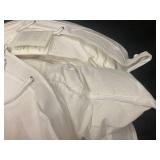 Medium Feather Down Pillow Set with Cotton Shell