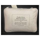 Bokser Home Feather Down Mattress Topper, Full Size
