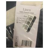 Used King/Cal King 100% French Linen Duvet Cover