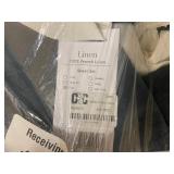 Full Size 100% French Linen Sheet Set, Blue