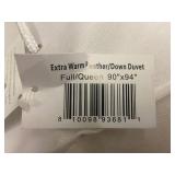 Extra Warm Feather/Down Duvet Insert Full/Queen 90"x94"