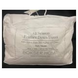 All-Season Feather Down Duvet - Full/Queen Size