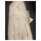 Used 100% French Linen Window Curtain Set - Cream, 50" W x 108" L