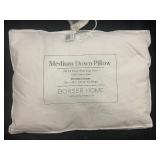Bokser Home Medium Down Pillow, Standard/Queen