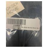 King Size French Linen Box Stitch Quilt and Sham Set - Baltic