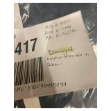 Damaged King/Cal King Duvet Cover Set in Navy Blue