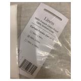 Set of 2 Linen Curtain Panels 50in x 84in