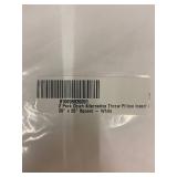 2 Pack Down Alternative Throw Pillow Inserts 20" x 20" - White