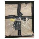 Bokser Home King Size Percale Fitted Sheet in White