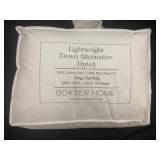 Lightweight King/Cal-King Down Alternative Duvet with Microfiber Fill