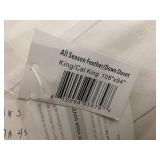 All Season Feather/Down Duvet Insert for King/Cal King