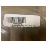 Damaged French Linen and Cotton King Duvet Cover and Shams