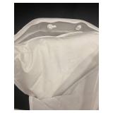 20" x 20" Feather Down Pillow with Cotton Shell