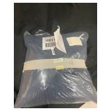 Linen Pillow Cover with Duck Feather Fill - 20x20 Inches