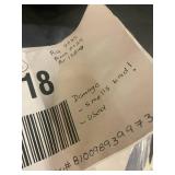 Linen Pillow Cover with Duck Feather Fill - 20x20 Inches